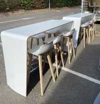 A pair of Brunner Hoc Poseur bench tables, of modern manufacture, - 4