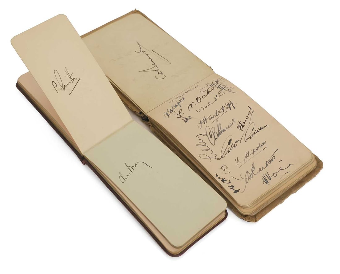 A collection of cricketing and other autographs, circa 1930-1933, - 4