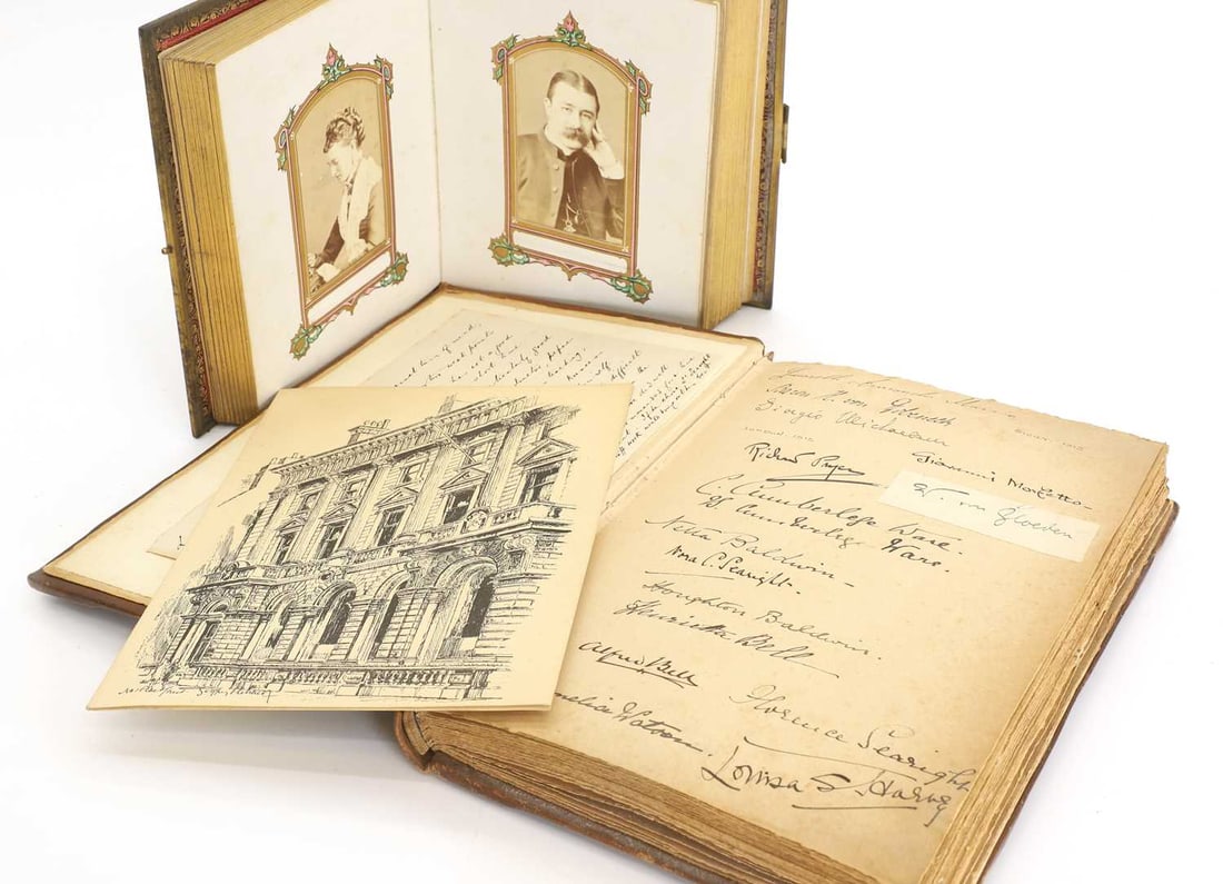 A collection of two Victorian photograph albums, - 3