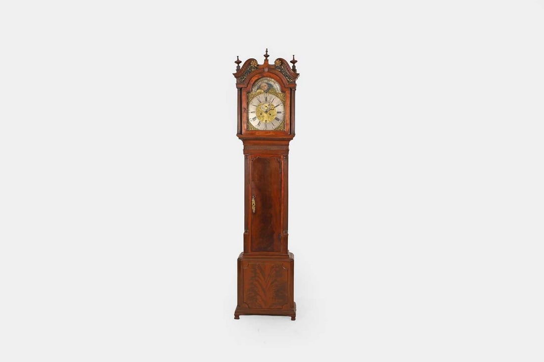 A George III longcase clock by Wyke & Green, Liverpool, circa 1770, (1 of 5)