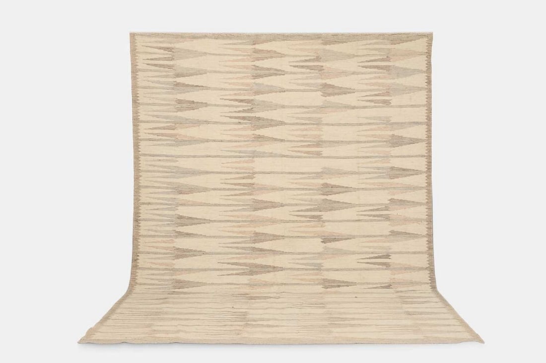 A flat-weave wool carpet in the Scandinavian-style, of recent manufacture, inspired by the work of (1 of 3)