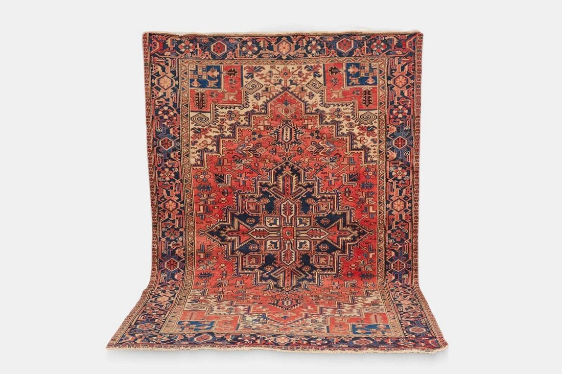 A Heriz wool carpet, 20th century, Persian, (1 of 3)