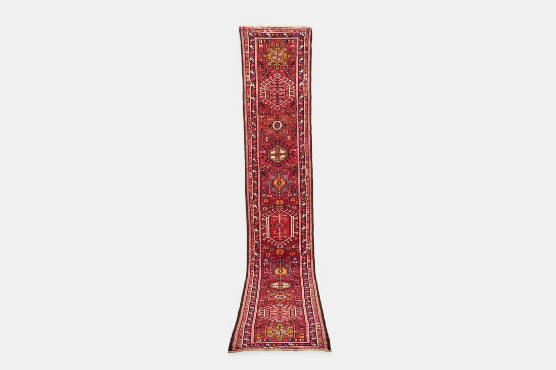A Heriz wool runner, 20th century, Persian, (1 of 4)