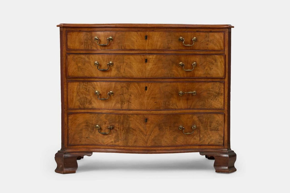 A George III mahogany dressing chest, circa 1770, (1 of 7)