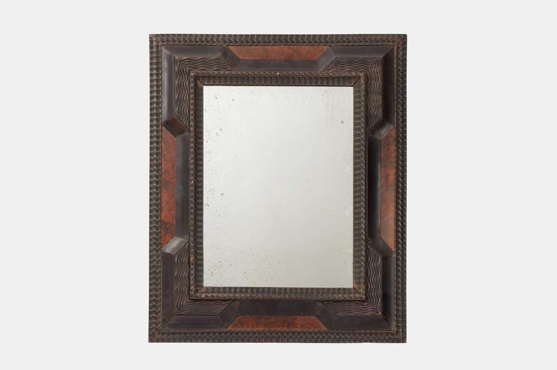 A baroque-style wall mirror, late 19th century, Italian, (1 of 2)