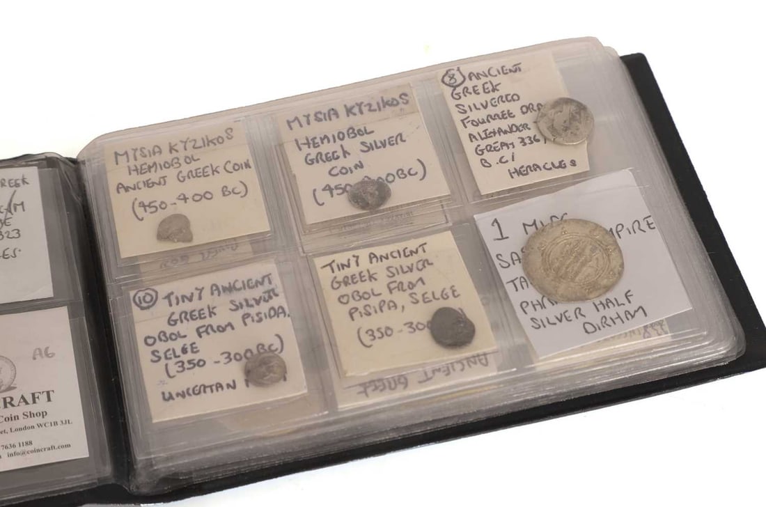 A collection of 26 ancient coins, 400BC and later, - 2