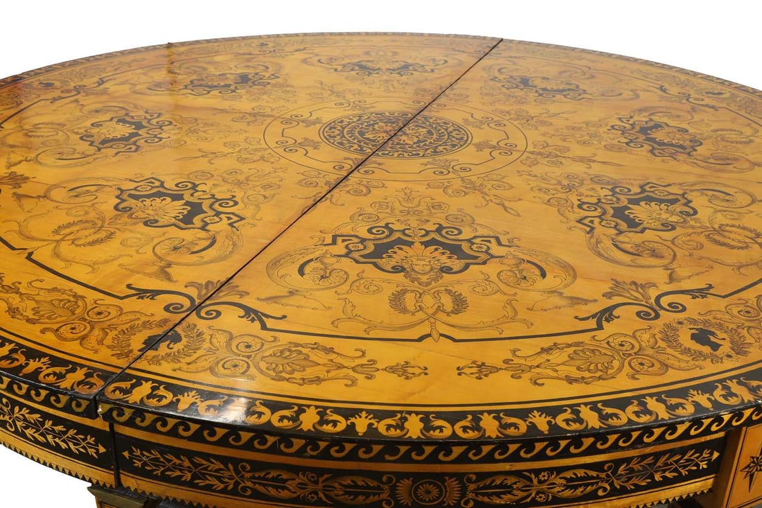A pair of Louis XVI-style console tables, 20th century, - 2