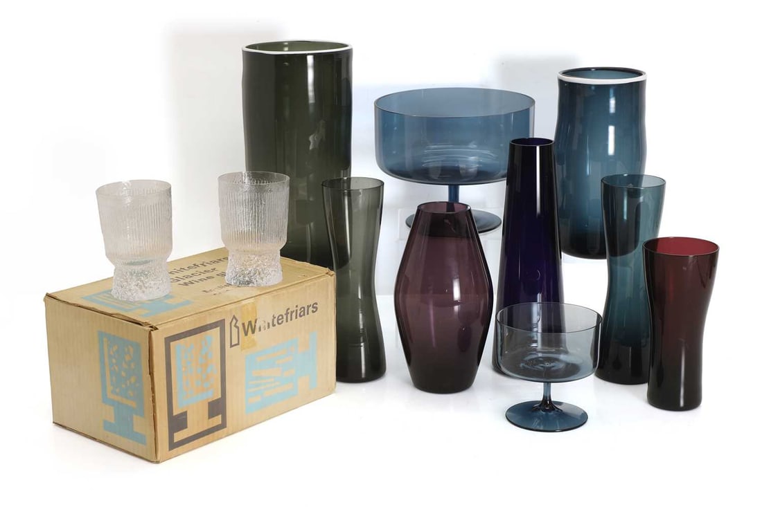 A collection of Whitefriars Soda glass, 1950-60s, (1 of 1)
