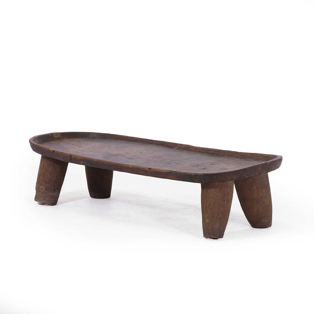A dugout hardwood table, 20th century, Senufo, Ivory Coast, - 3