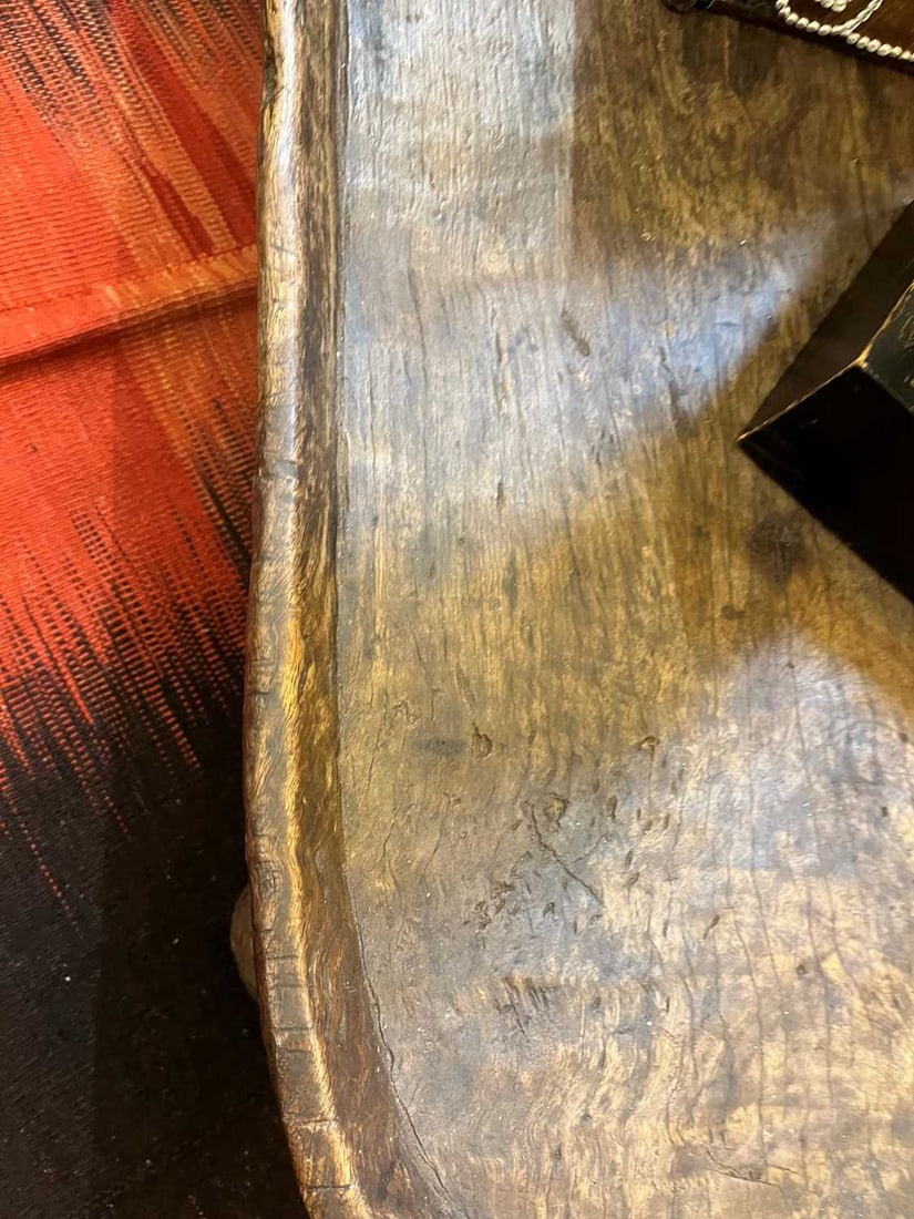 A dugout hardwood table, 20th century, Senufo, Ivory Coast, - 8