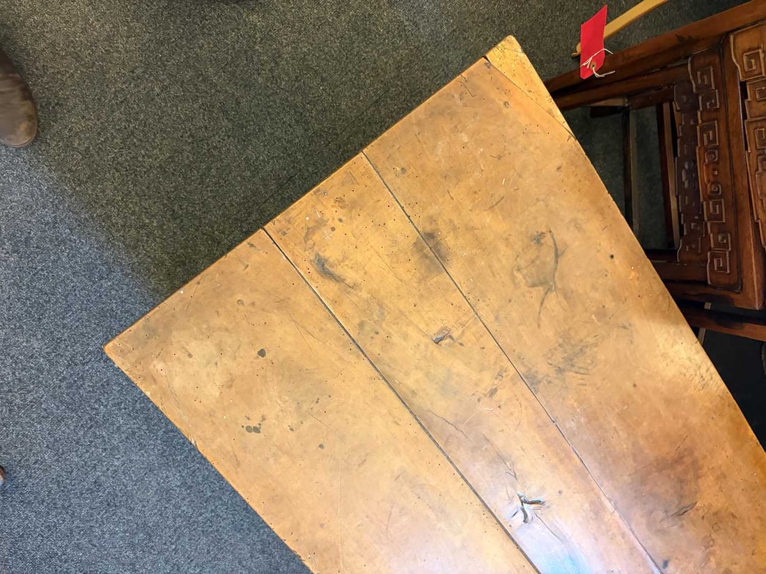 A provincial fruitwood coffee table, 19th century, French, - 5