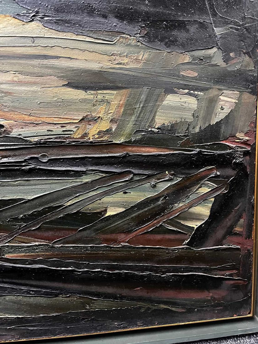 David Smith (British, 1930-1999) 'Black Horse Drove, Norfolk' - 8
