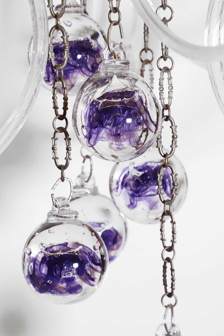 A glass 'Galaxy Lumina' chandelier by Borek Sipek for Lasvit, - 4