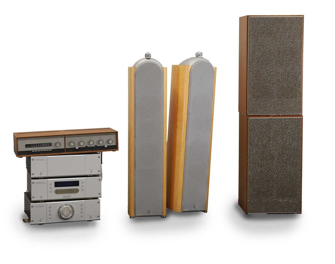 A selection of hi-fi equipment, 1970s and later (1 of 3)