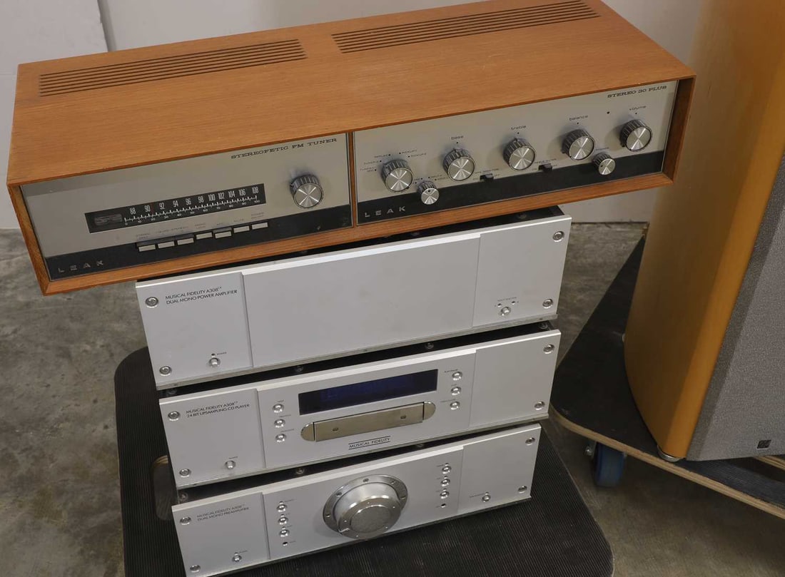 A selection of hi-fi equipment, 1970s and later - 2