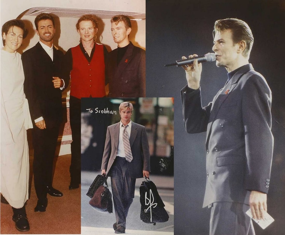 A signed photograph of Brad Pitt, from 'Meet Joe Black', (1 of 5)
