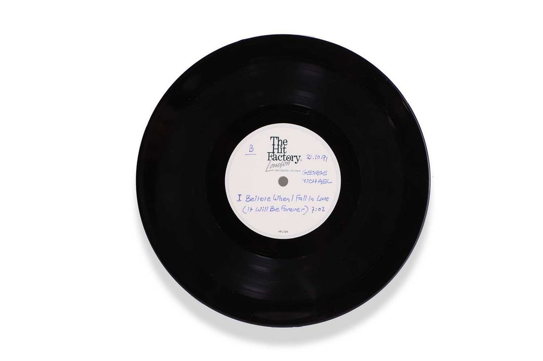 George Michael, a 7-inch acetate single, - 2
