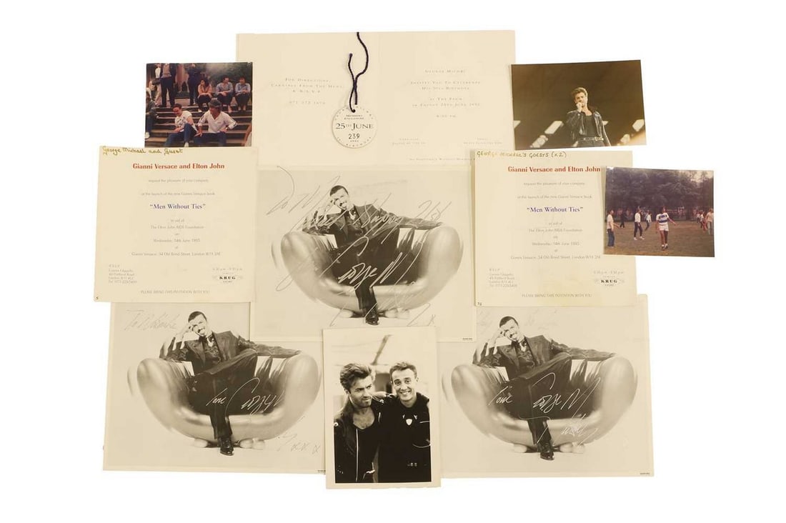 George Michael memorabilia, comprising: (1 of 6)