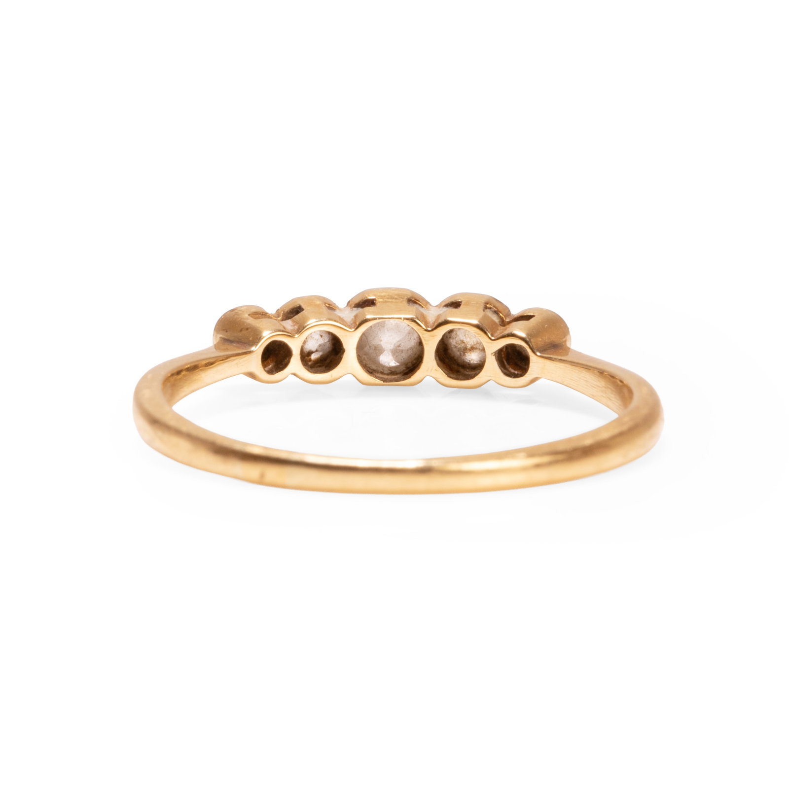 A five stone diamond ring, - 2