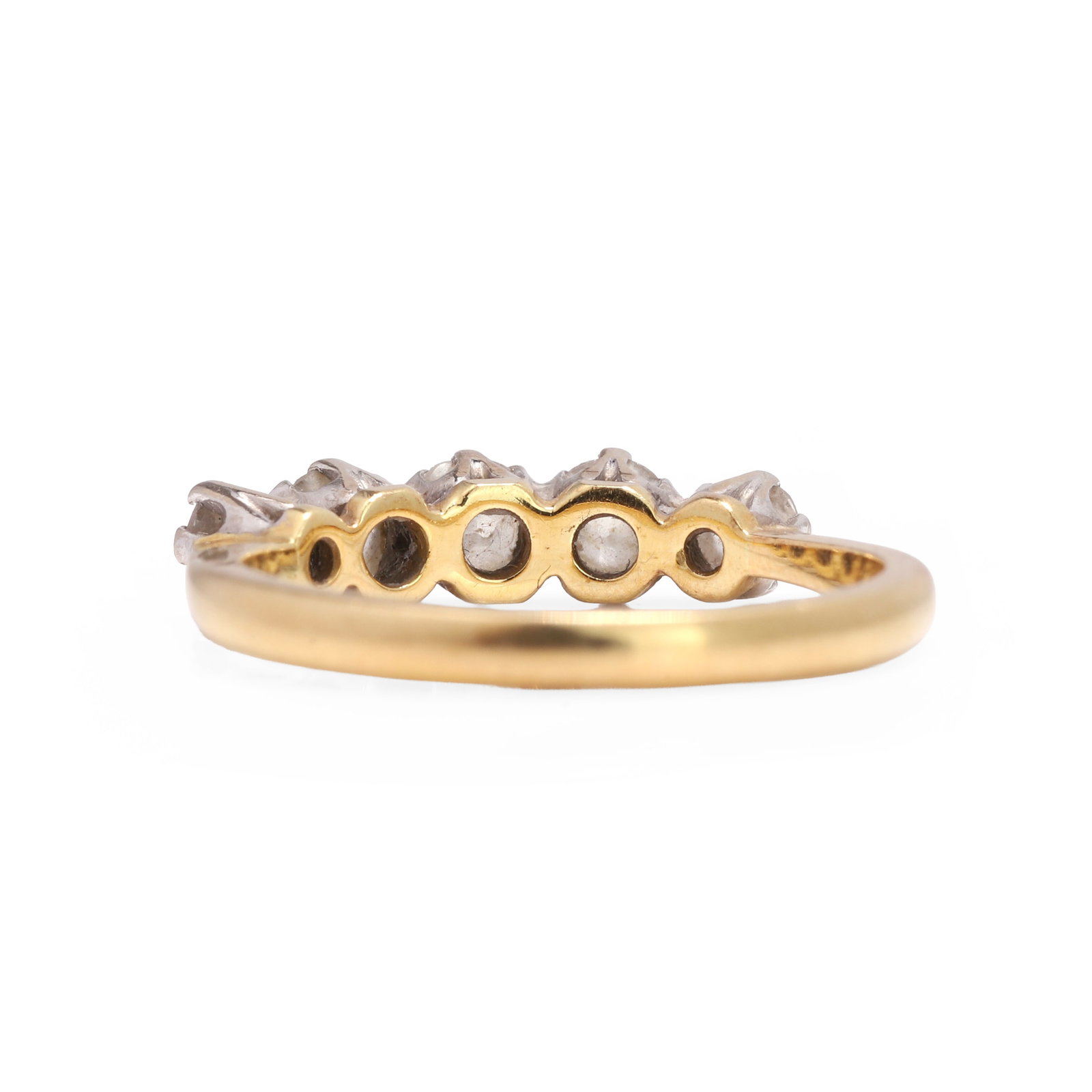 A diamond five stone ring, - 2