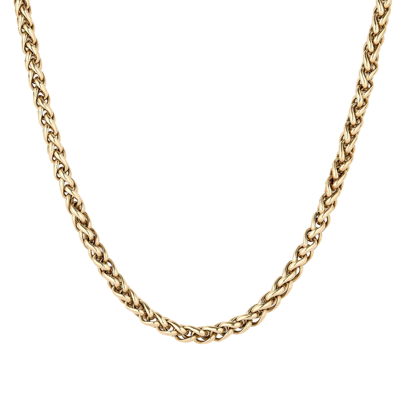 An 18ct gold palma link chain, (1 of 1)