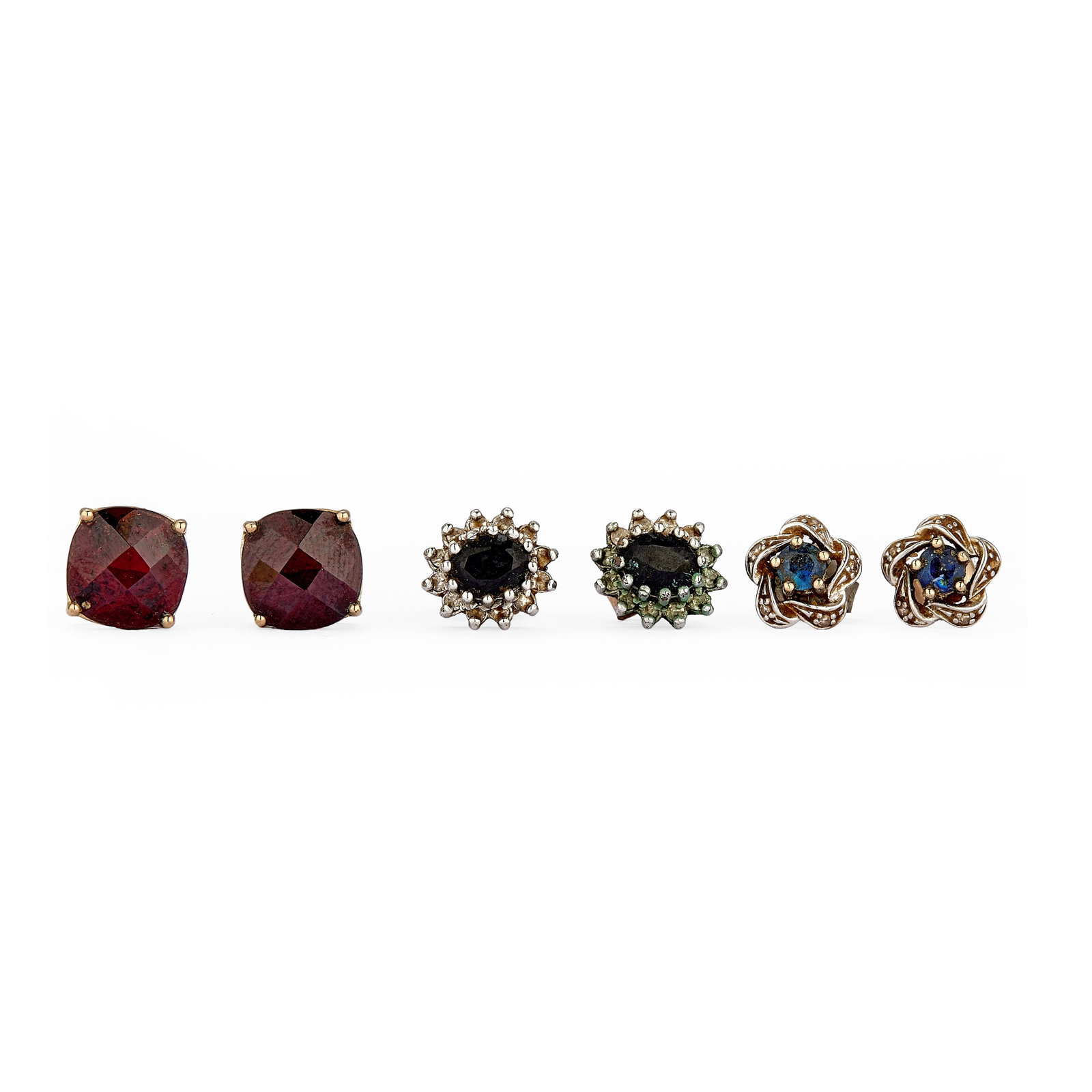 Three pairs of earrings, (1 of 1)