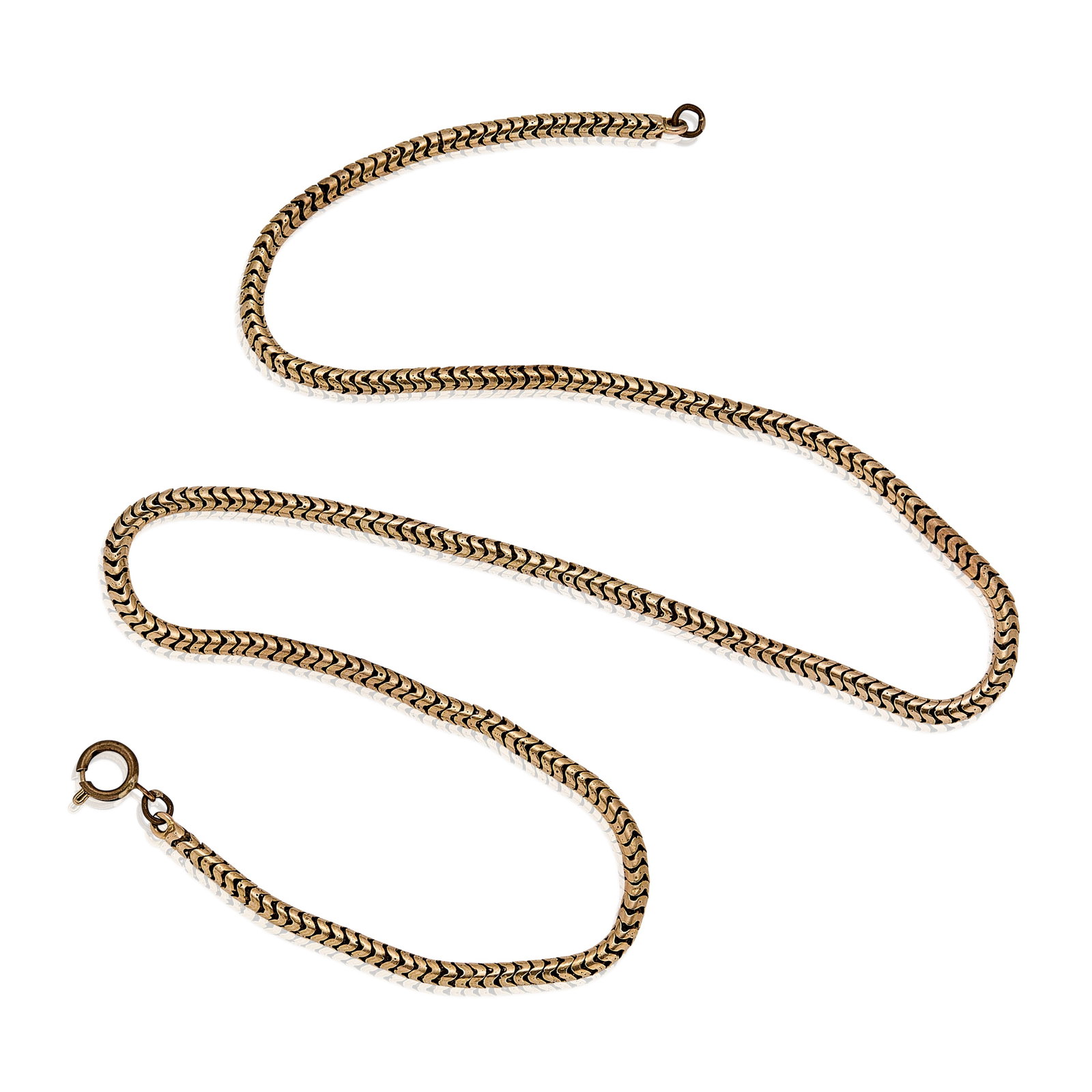 A snake link chain, - 2