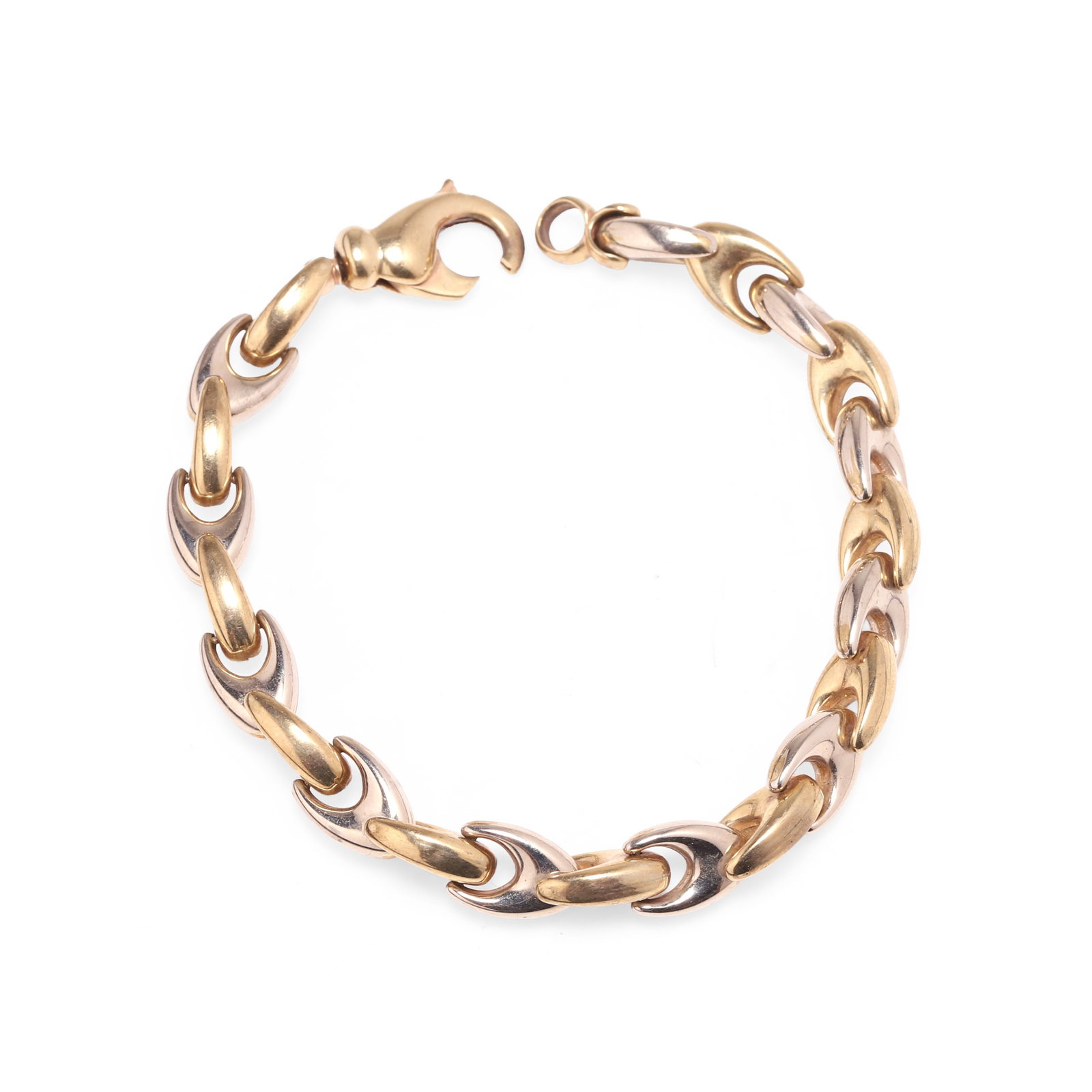A 9ct gold bracelet, (1 of 1)