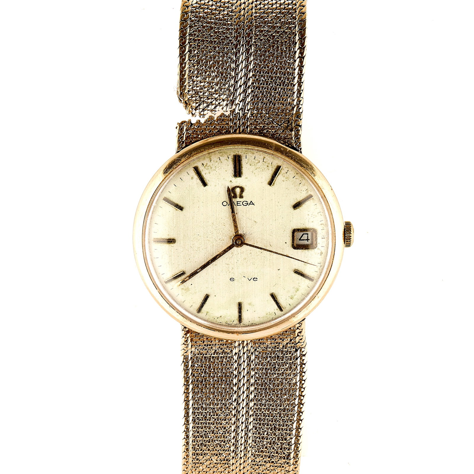Omega, a 9ct gold mechanical strap watch, circa 1970s, (1 of 1)