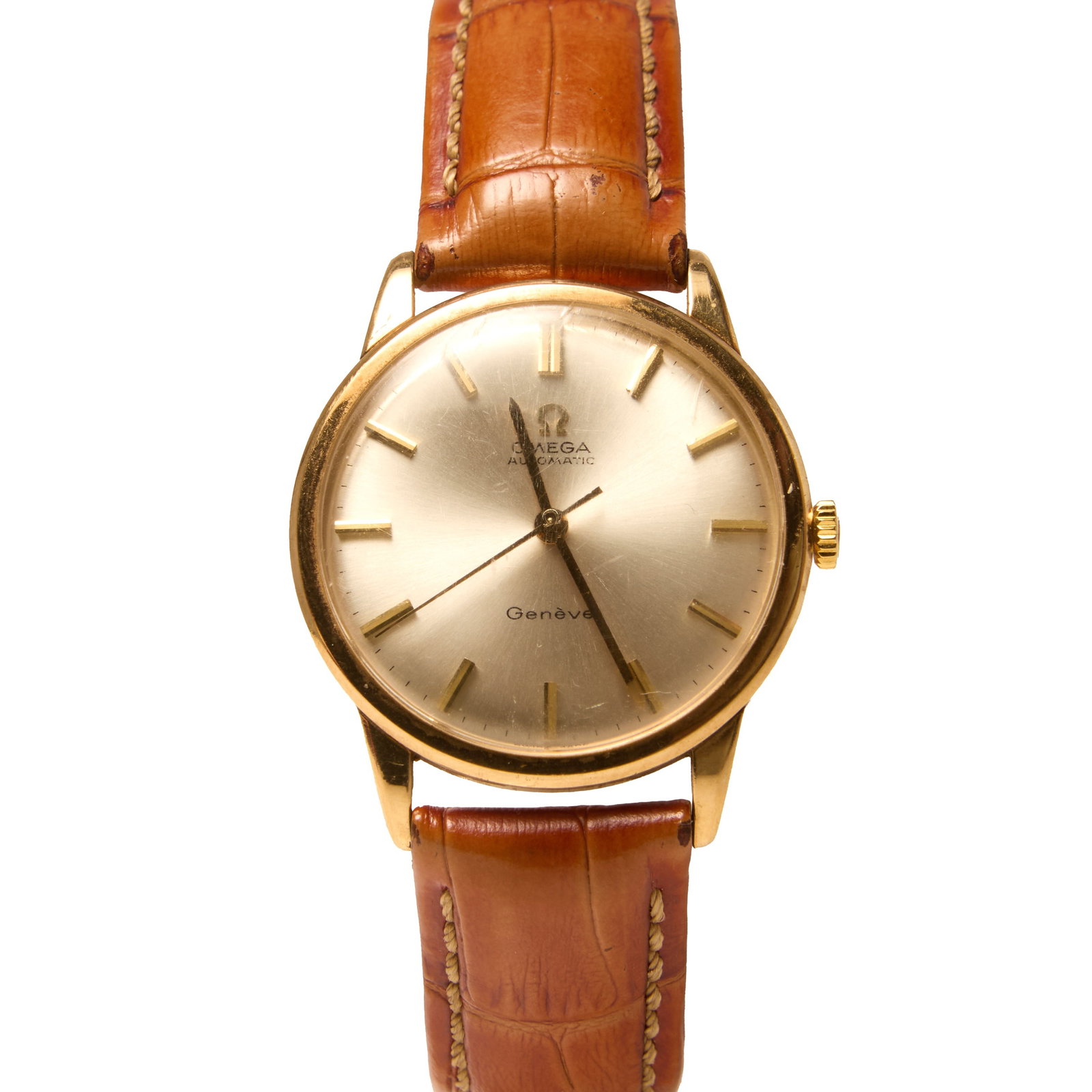 Omega Geneve, a 9ct gold automatic wristwatch, circa 1967, (1 of 1)