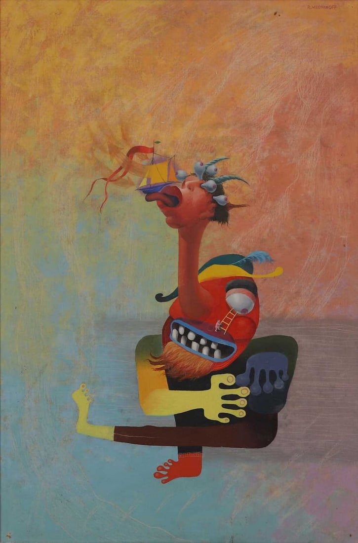 ▲ Reuben Mednikoff (British, 1906-1972) Untitled (Sept 21 1941) (1 of 4)