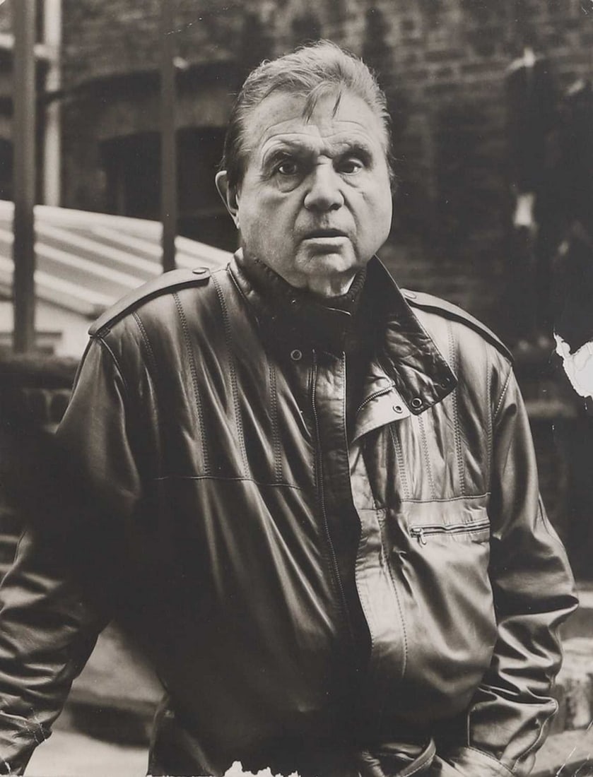 ▲ Sir Donald McCullin (British, b.1935) A photograph of Francis Bacon: ▲ Sir Donald McCullin (British, b.1935) A photograph of Francis Bacon gelatin silver print, stamped verso 'THE TIMES/USED/10 MAY 1993' (30 x 23cm; framed 43 x 33cm) Condition Report: Creasing. D