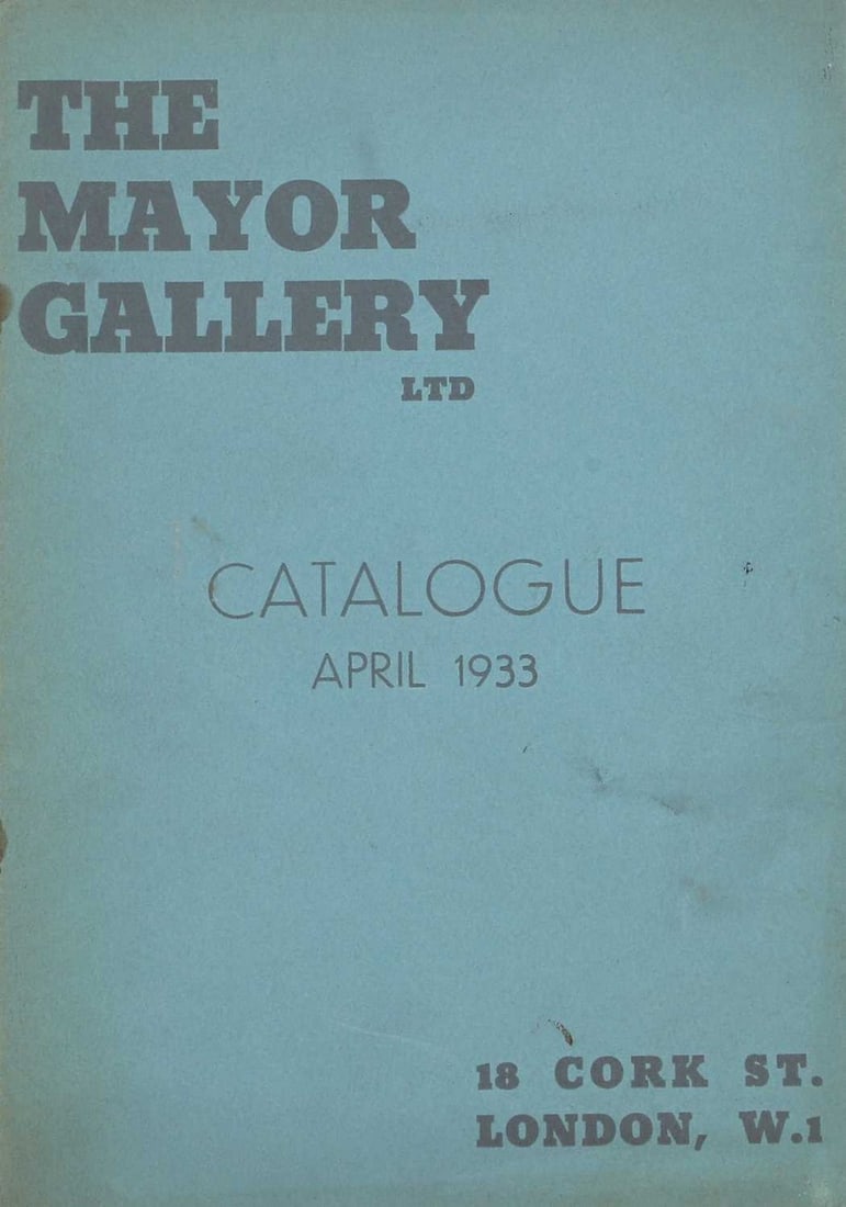 Francis Bacon (British, 1909-1992) A Mayor Gallery exhibition catalogue (1 of 2)