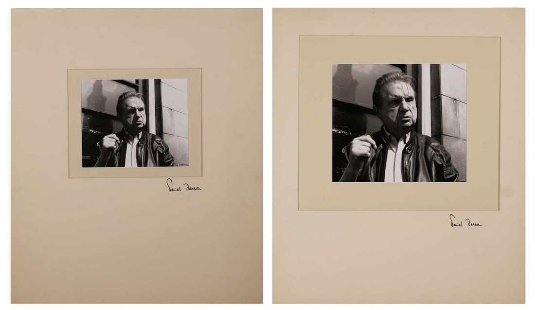 Daniel Farson (British, 1927-1997) Two head shots of Francis Bacon (1 of 7)