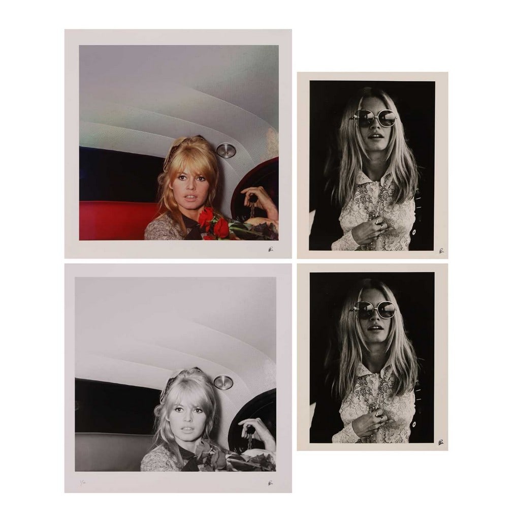 Ray Bellisario (British, 1936-2018) A group of four photographs of Brigitte Bardot (1 of 9)