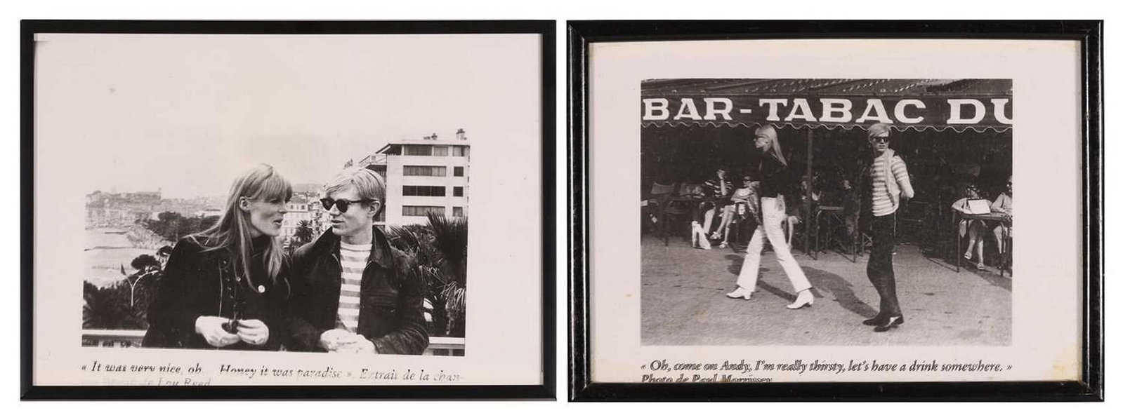 Andy Warhol and Nico in Paris circa 1966 (1 of 5)