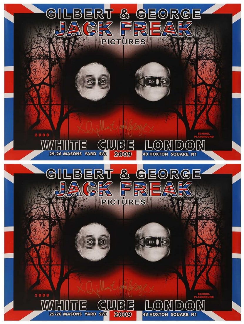 Gilbert & George (British, b.1943 and 1942) 'Jack Freak Pictures' (1 of 3)