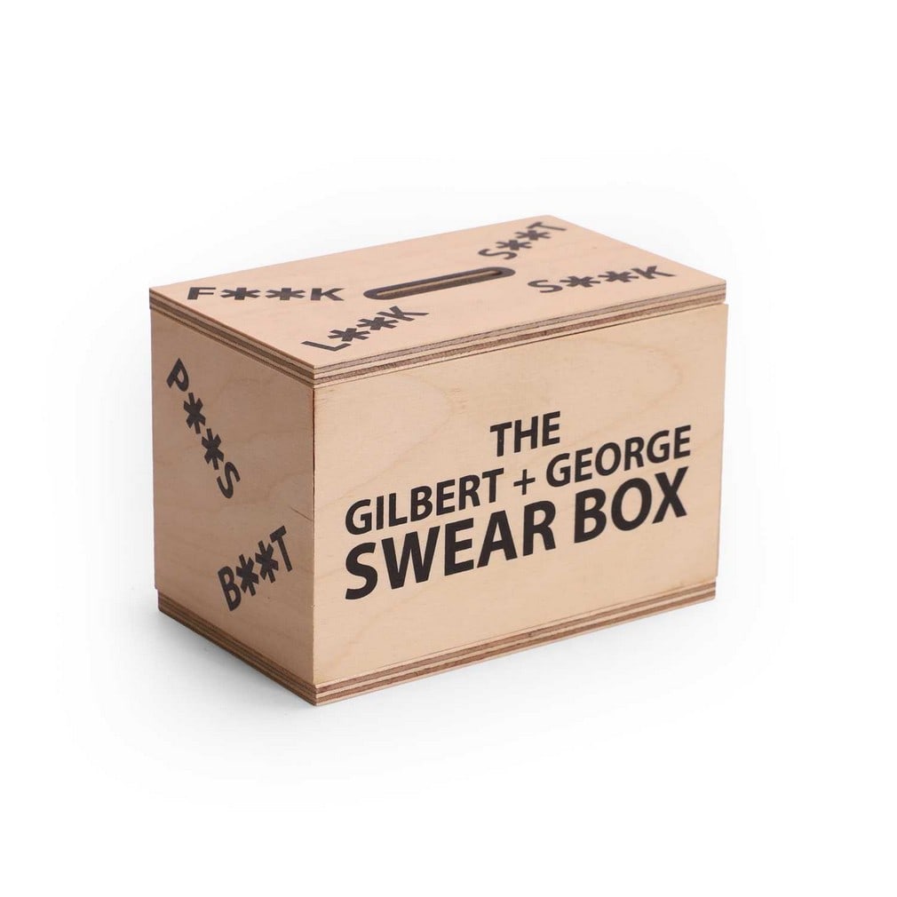 Gilbert & George (British, b.1943 and 1942) 'Swear Box', 2023 (1 of 2)