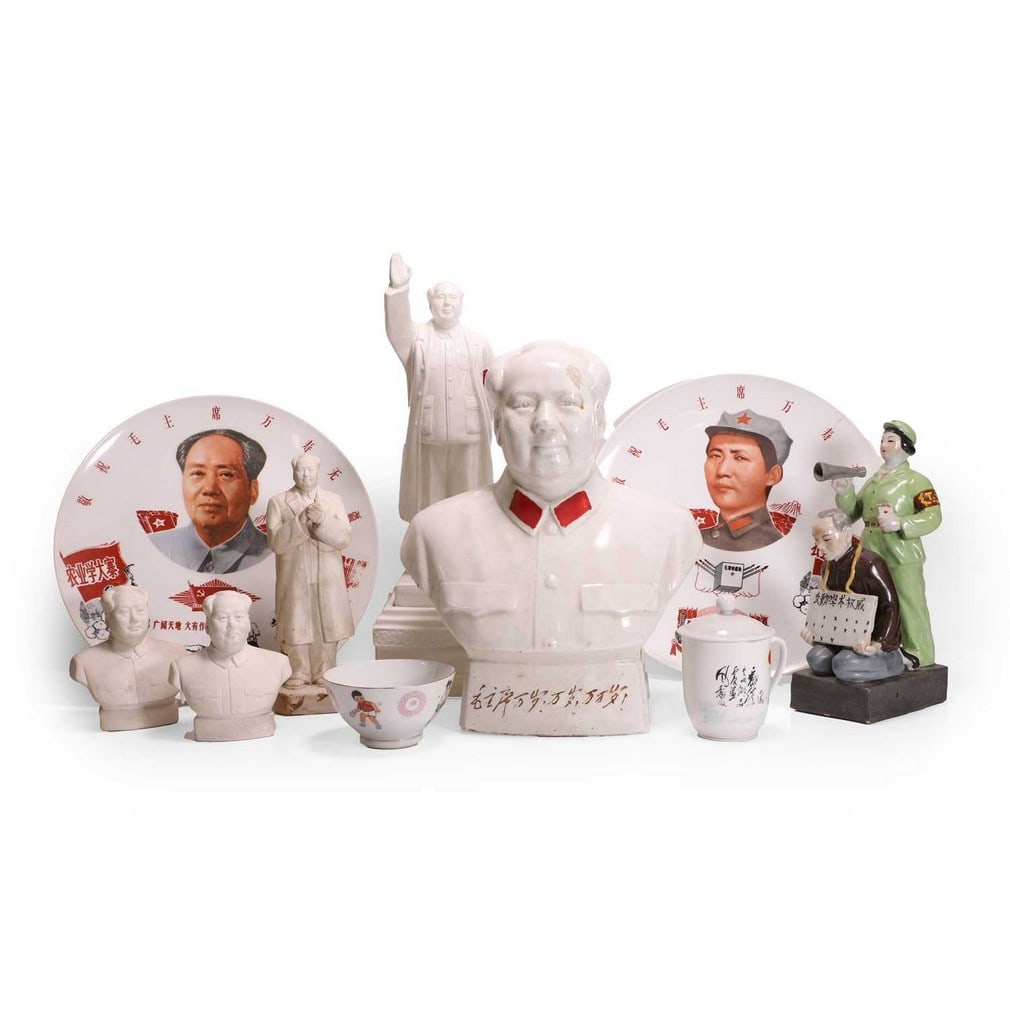 A collection of Chinese Cultural Revolution ceramic items, 20th century, (1 of 3)
