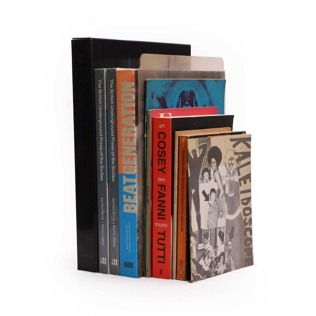 A group of counterculture, beat and punk books and journals: A group of counterculture, beat and punk books and journals to include: 'Sex and Seditionaries, Vivienne Westwood and Malcolm McLaren' by Punk Pistol, first edition, signed by PunkPistol (the pseudony