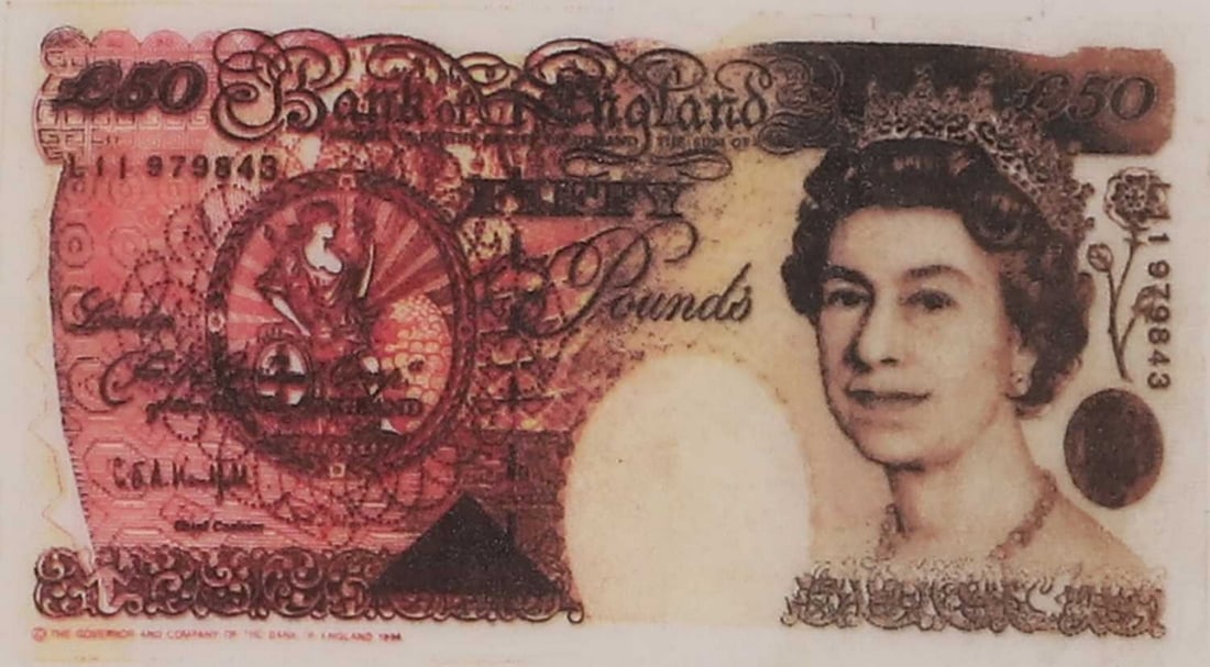 ▲ Gavin Turk (British, b.1967) '£50 Note' (1 of 4)