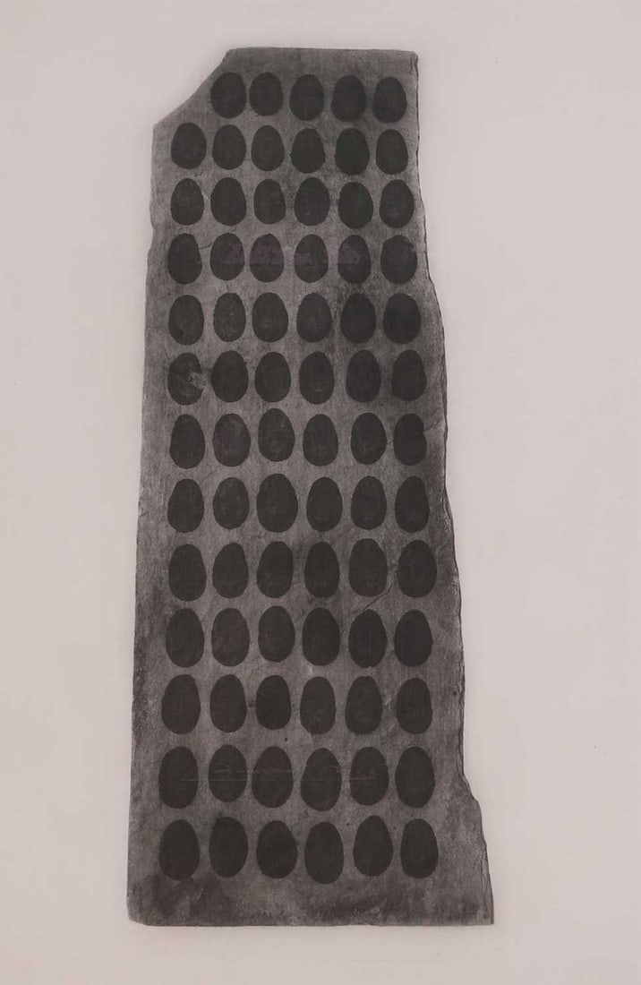 ▲ Richard Long (British, b.1945) 'War Paint on Slate' (1 of 4)