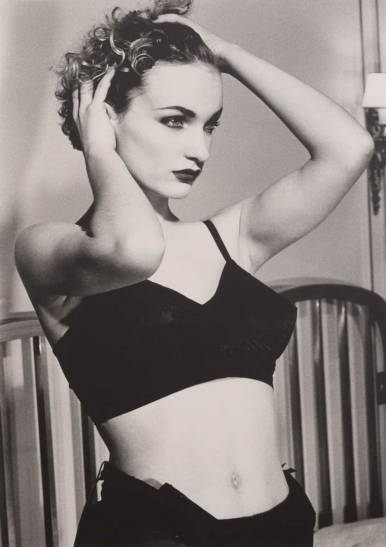 ▲ Bettina Rheims (French, b.1952) 'Claude dans un soutien gorge des années 40': ▲ Bettina Rheims (French, b.1952) 'Claude dans un soutien gorge des années 40' gelatin silver print, printed 1990, signed 'Bettina Rheims', inscribed with title and numbered 2/15 verso (53.