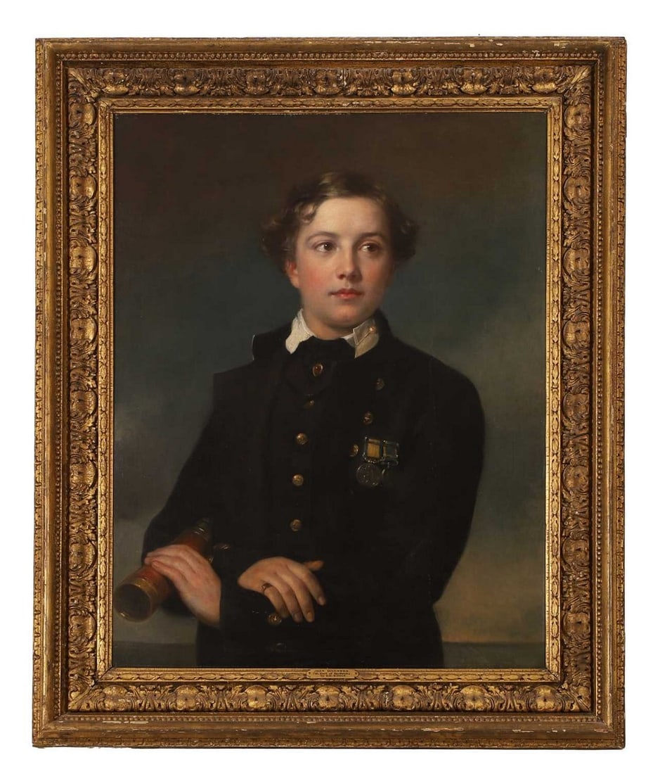Eden Upton Eddis (British, 1812-1901) Portrait of John Manners Yorke (1840-1909), later 7th Earl of (1 of 3)