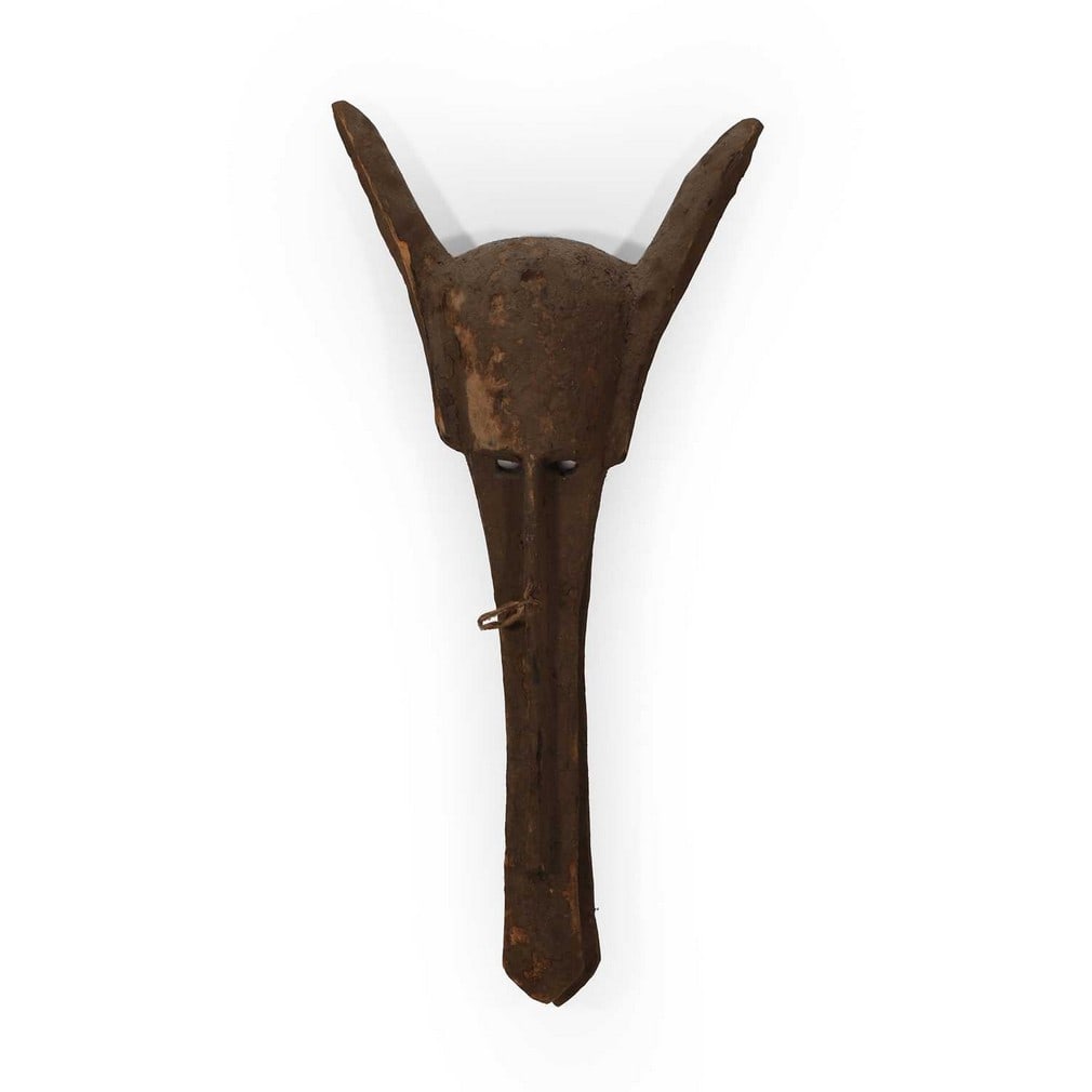 A Bamana Kono mask 19th/20th century, Mali (1 of 2)