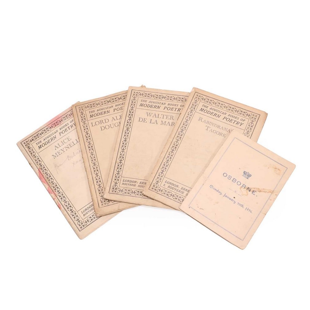 A group of four books from the series 'The Augustan Books of Modern Poetry': (1 of 2)