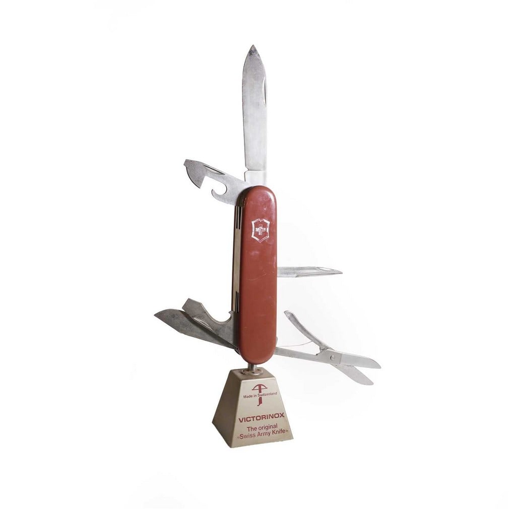 A Victorinox 'Swiss Army Knife' advertising automaton, 20th century, (1 of 2)