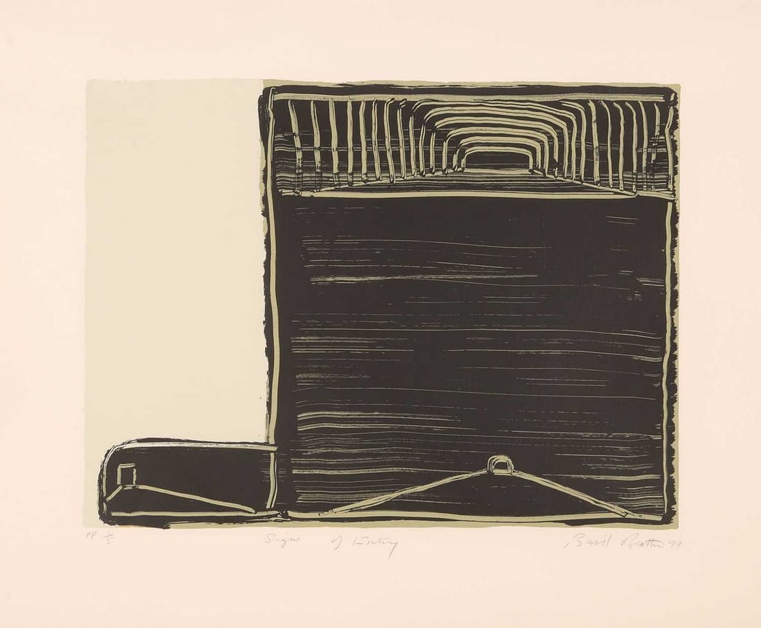 ▲ Basil Beattie RA (British, b.1935) 'Signs of Entry' (1 of 5)