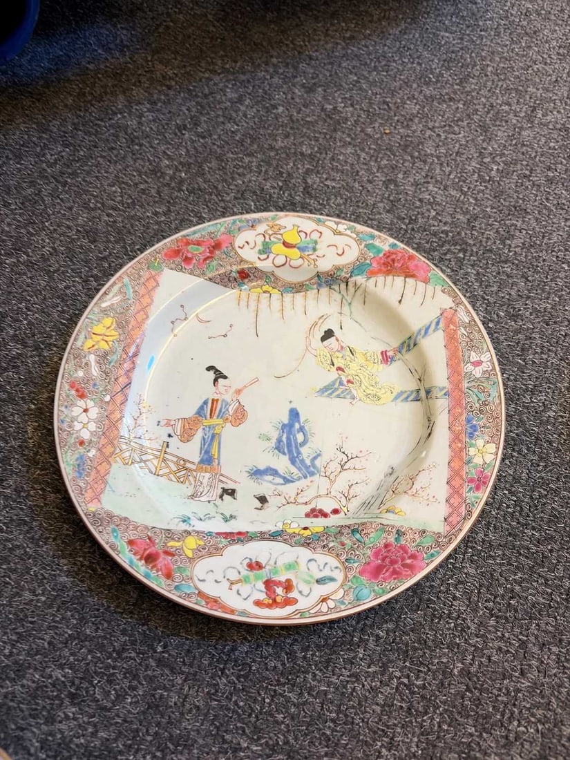 A collection of Chinese famille rose plates, 18th century, - 3