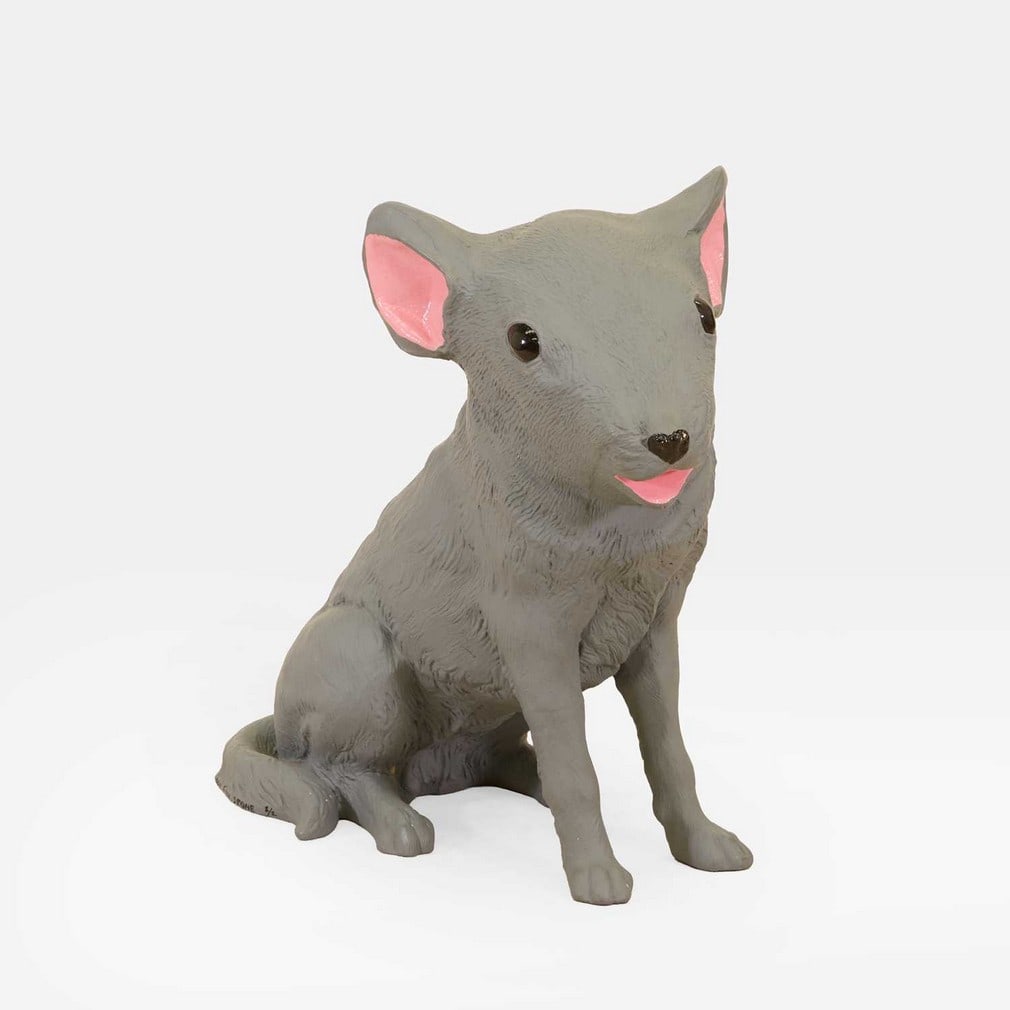 ▲ Finn Stone (British, b.1971), 'Rat Dog',: ▲ Finn Stone (British, b.1971), 'Rat Dog', 2012, painted fibreglass, signed, dated, and numbered 2 from an edition of 2 (35cm wide, 75cm deep, 68cm high)